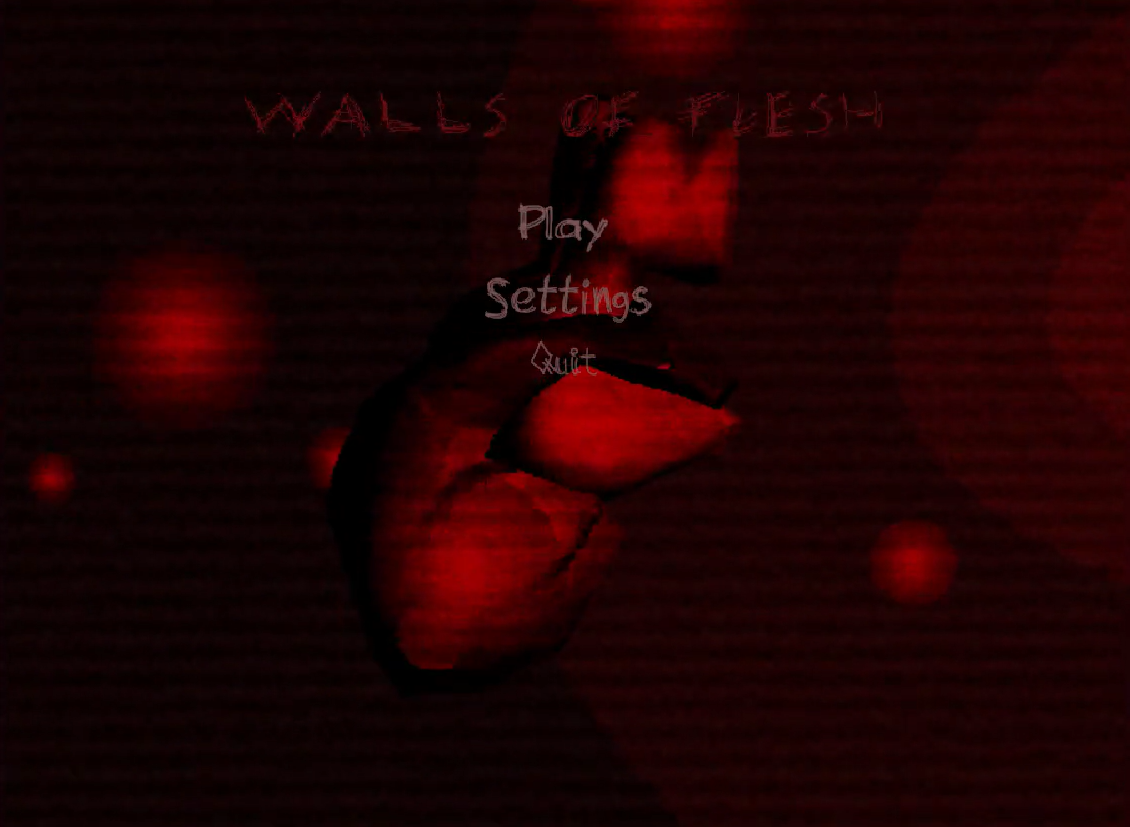 Walls of Flesh title screen